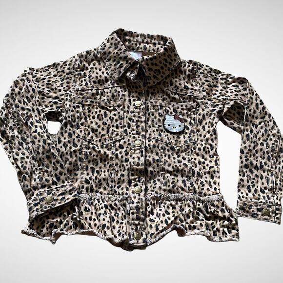 365 Kids from Granimals x Hello Kitty Sanrio 2020 Cheeta Jacket Kids Sz 7 - Picture 2 of 11
